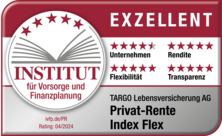 Institut für Vorsorge- und Finanzplanung Siegel Privat-Rente Index Flex